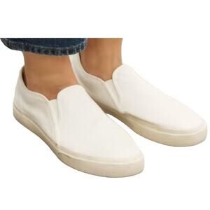 Everlane The Forever Slip On Sneakers Casual Round Toe Errands White M5 W6.5